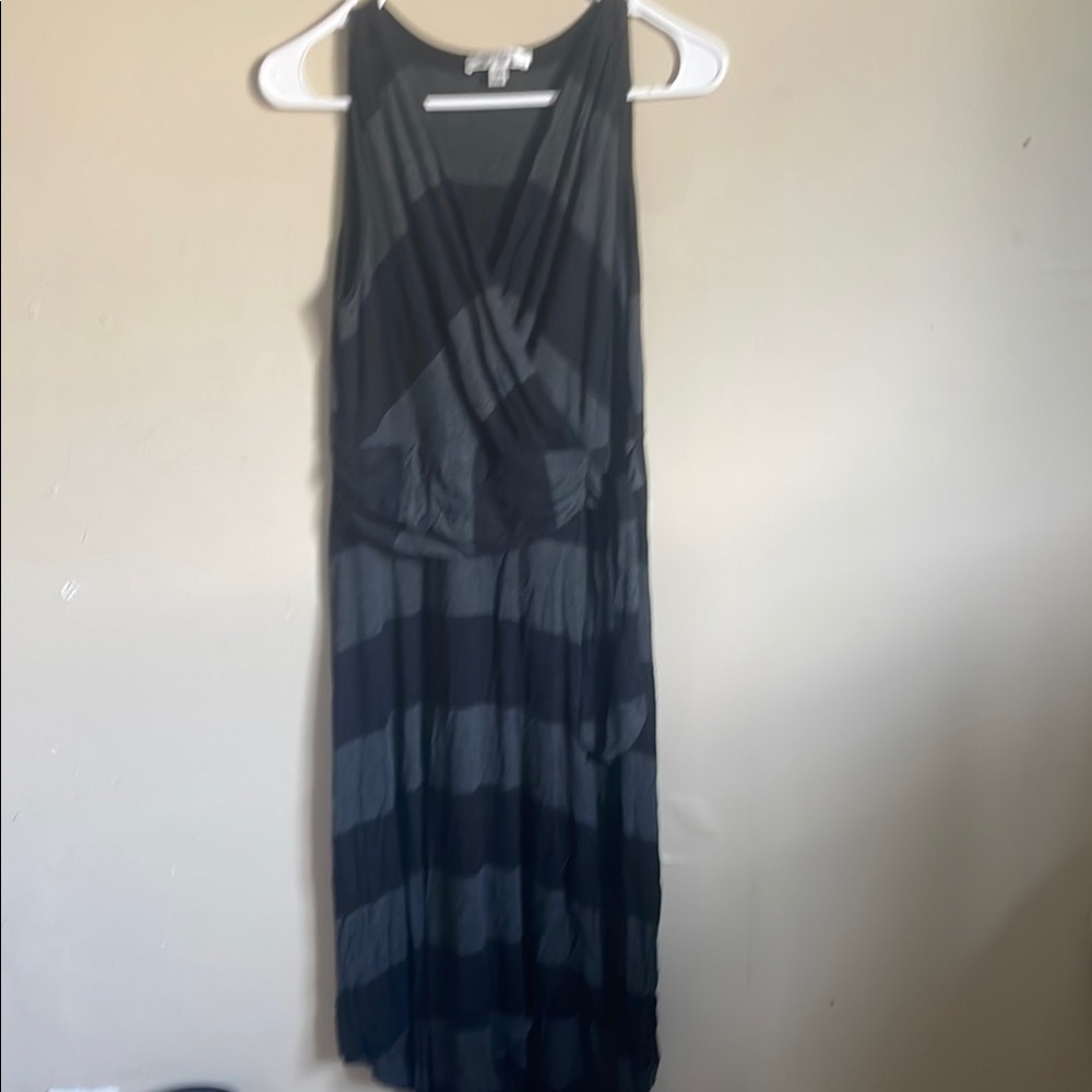 Spense Black and Gray Midi Dress 5/$50​